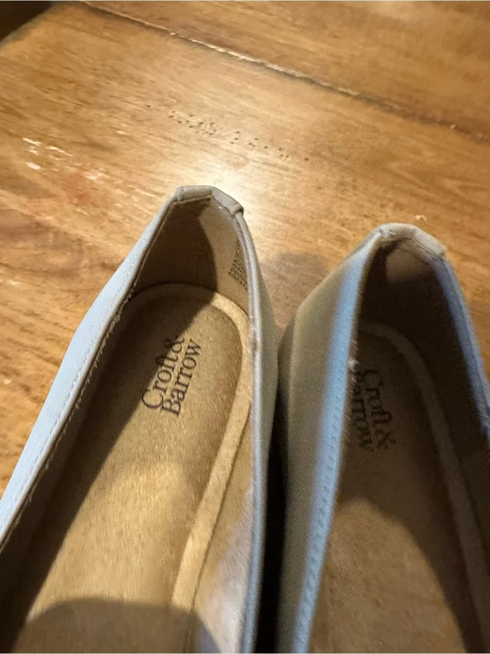 croft & barrow Neutral Beige Penny Loafers